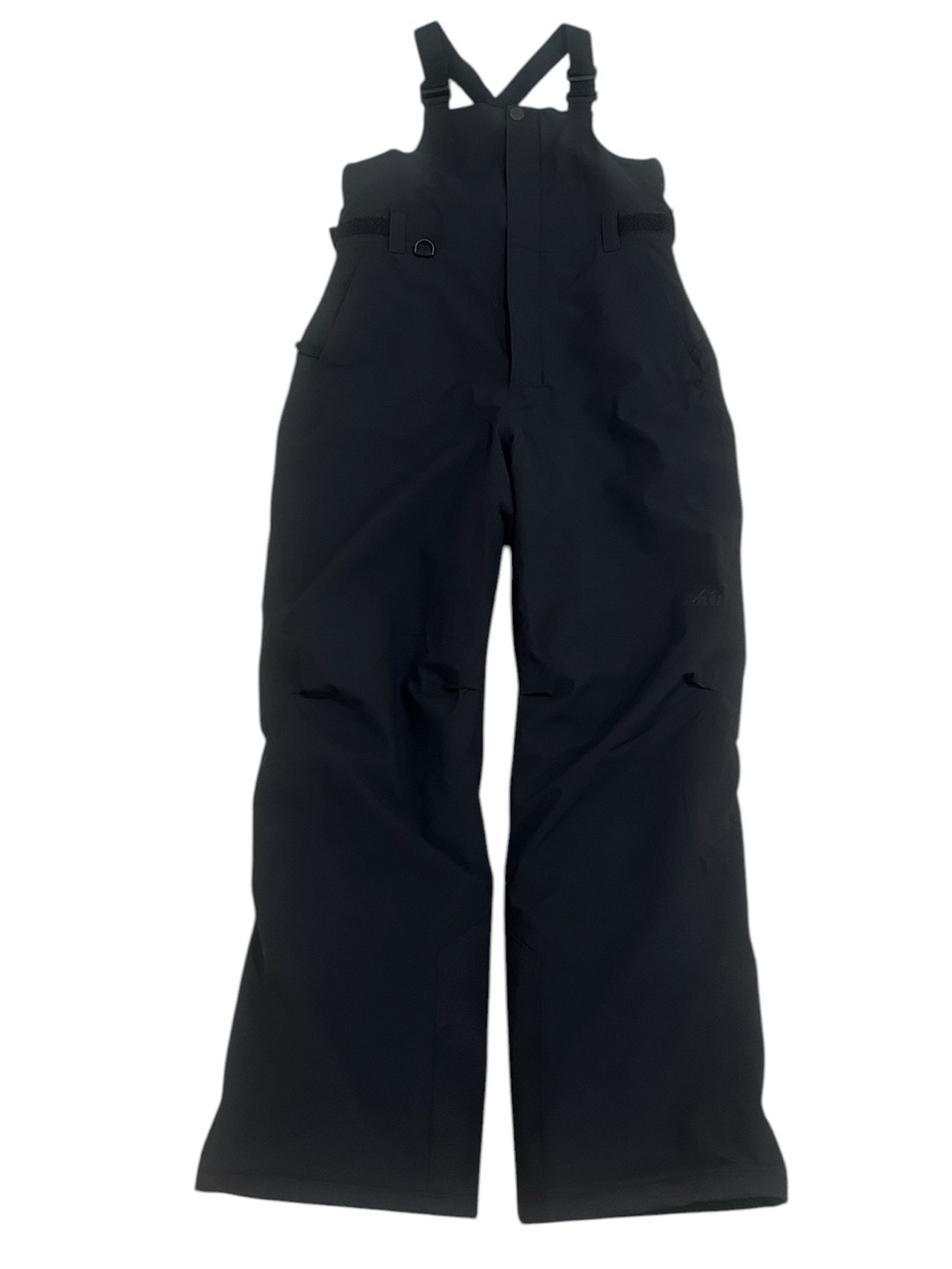 REI Kids Black Snow overalls with bibs with Adjustable Straps size medium